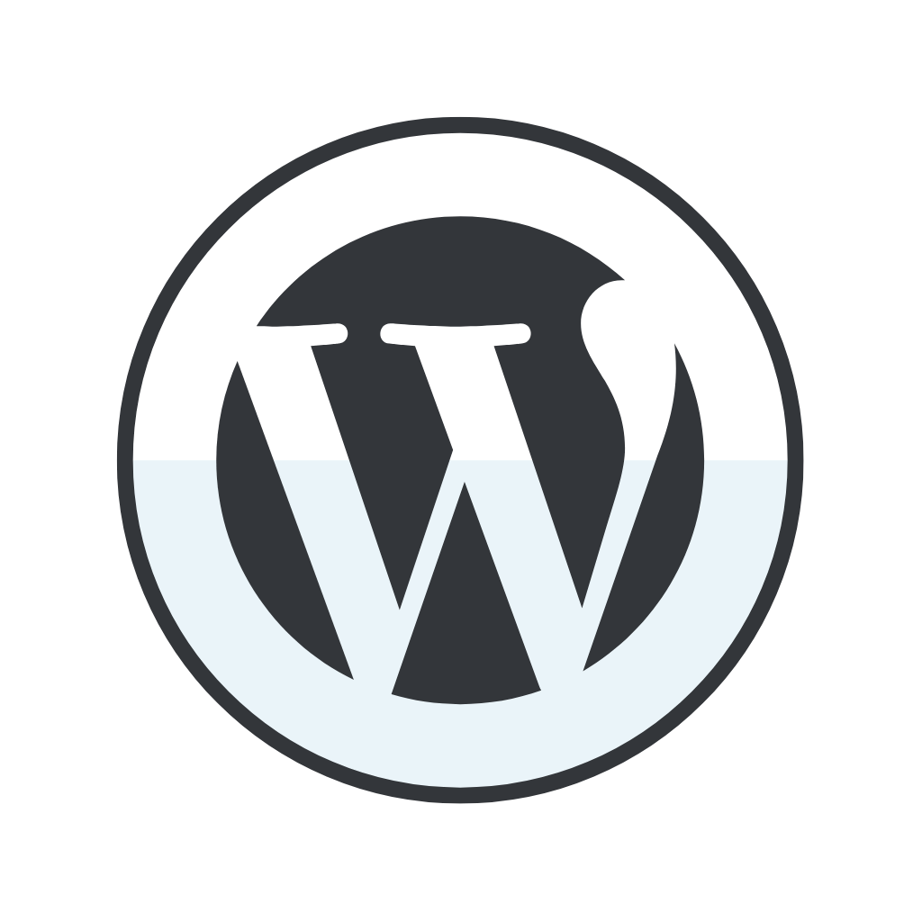 wordpress logo gray wordpress logo